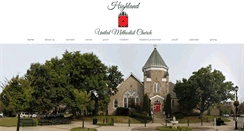Desktop Screenshot of highlandmethodist.com